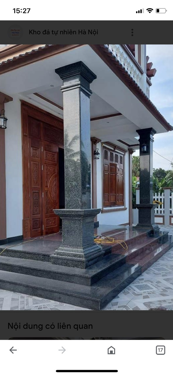 THI CÔNG ĐÁ ỐP CỘT
